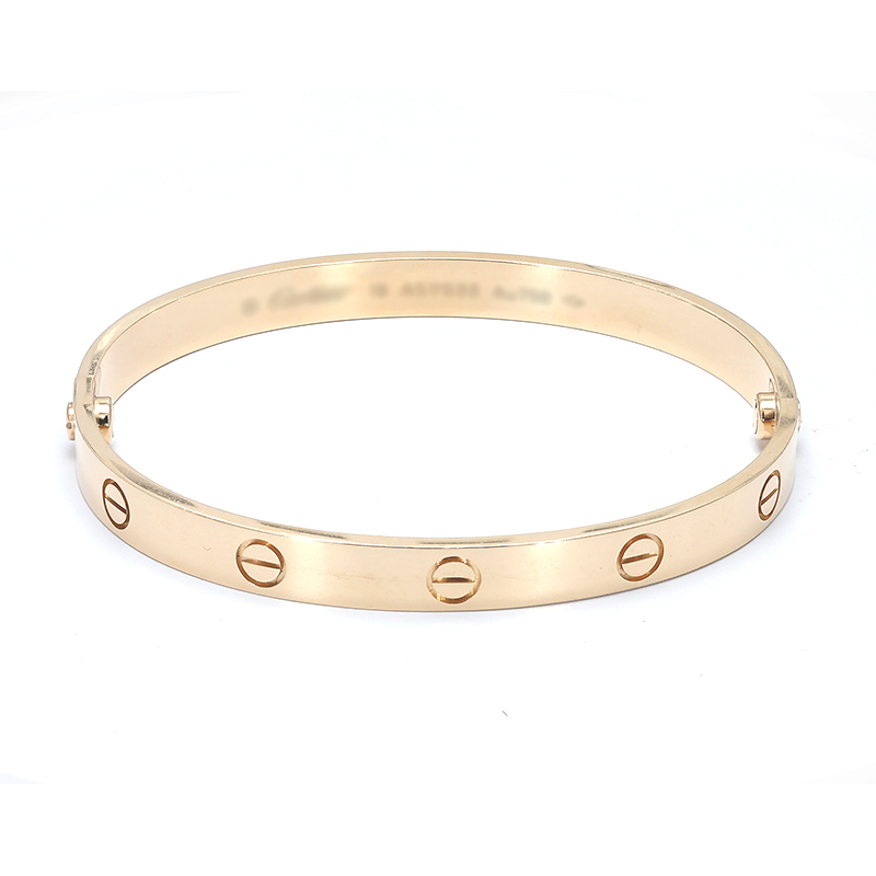 Screw Motif Iconic Stackable Love Bangle Bracelet