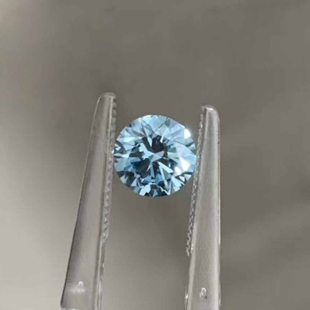 Bulk Supply HPHT Artificial Blue Color Lab Grown Diamond