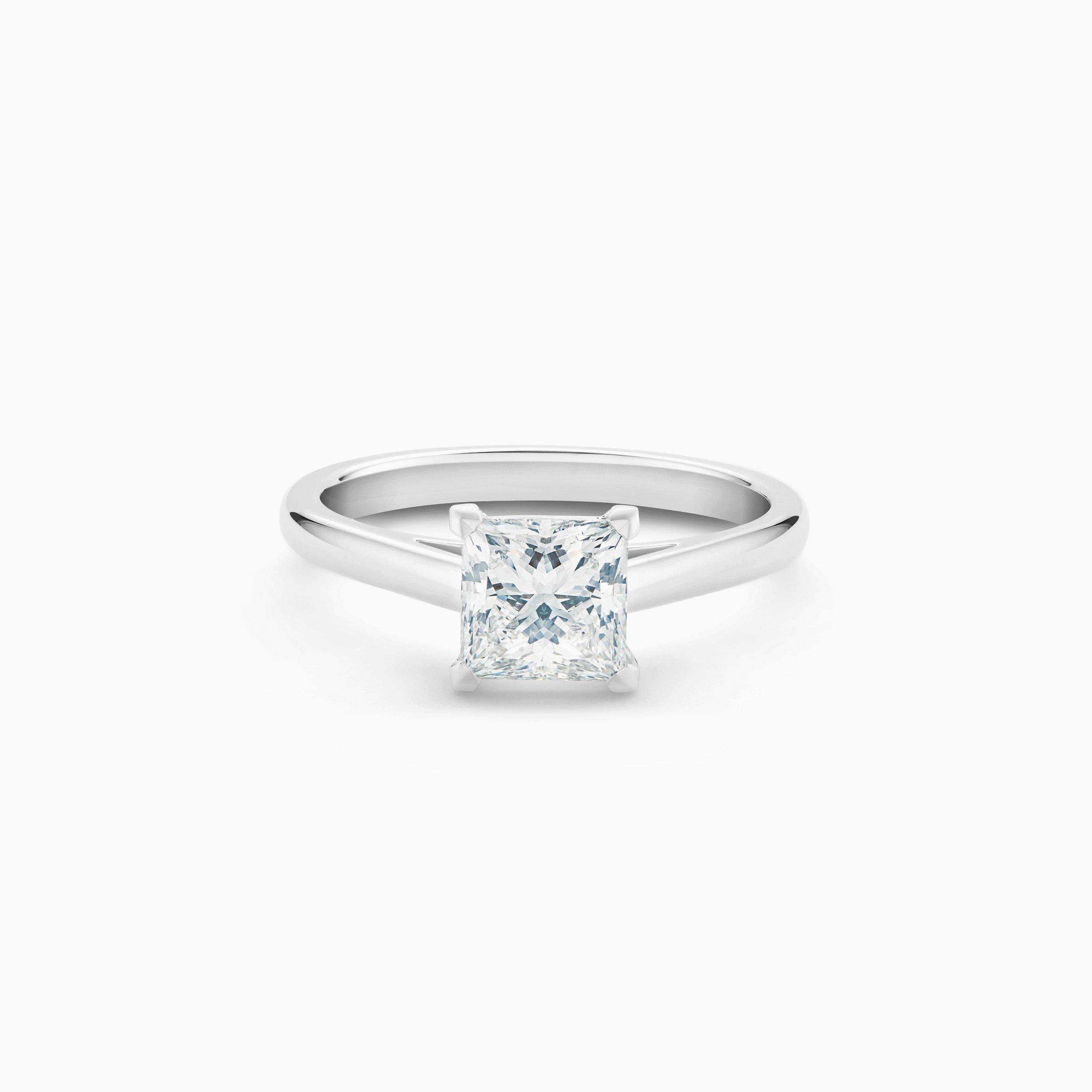 DB Classic princess-cut diamond ring